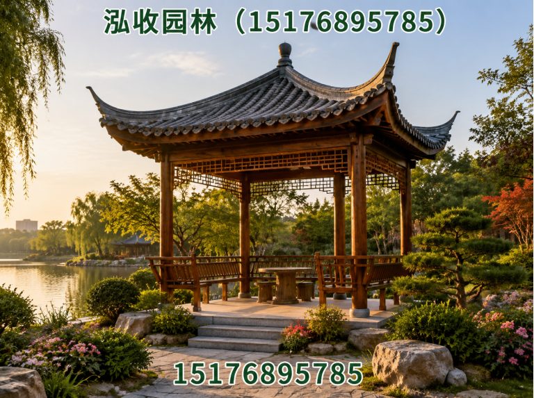 海东防腐木凉亭展示图