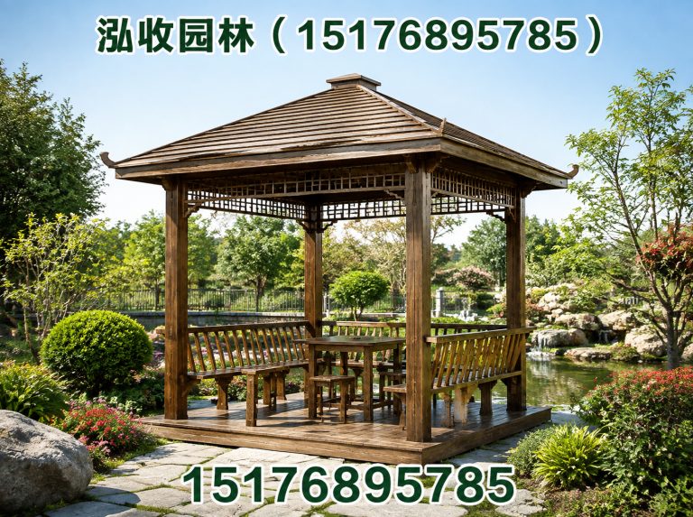 海东京津冀防腐木工程展示图